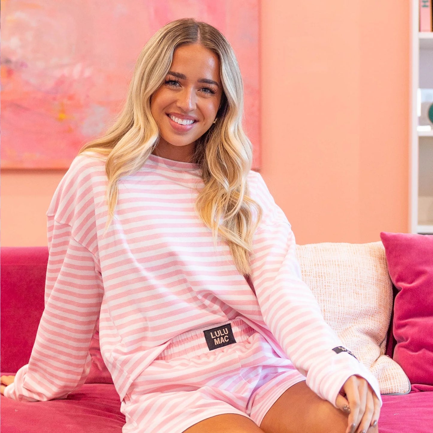 LULU MAC STRIPE LS