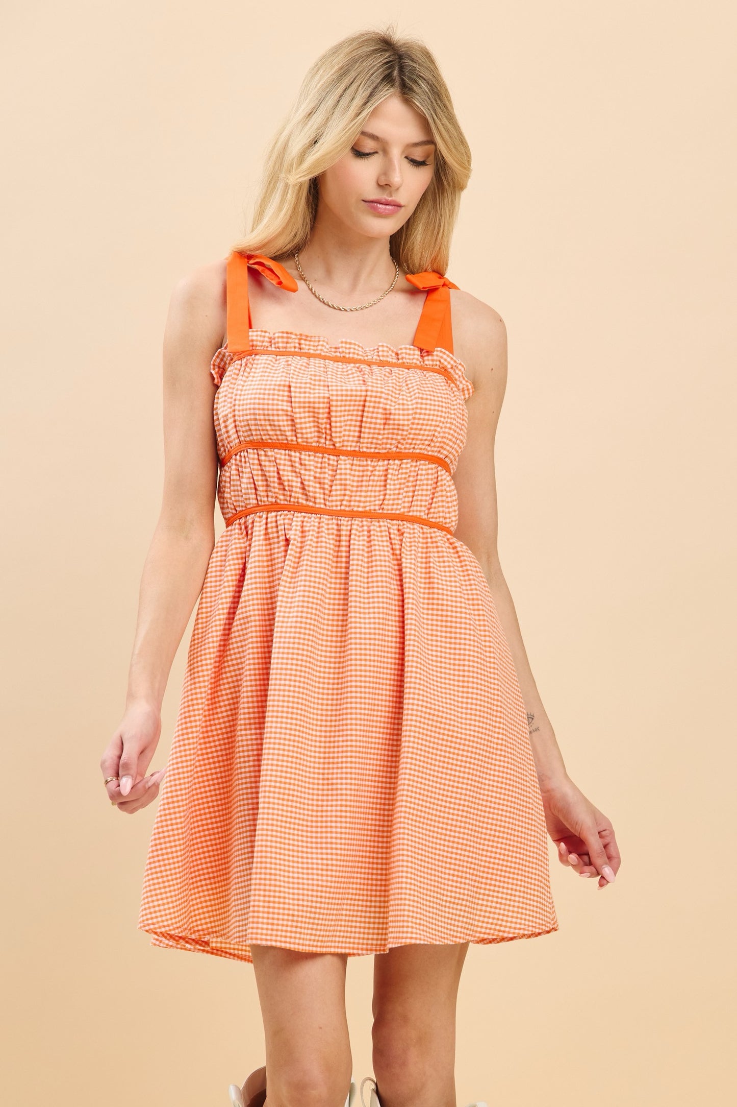 Gingham Vols Dress