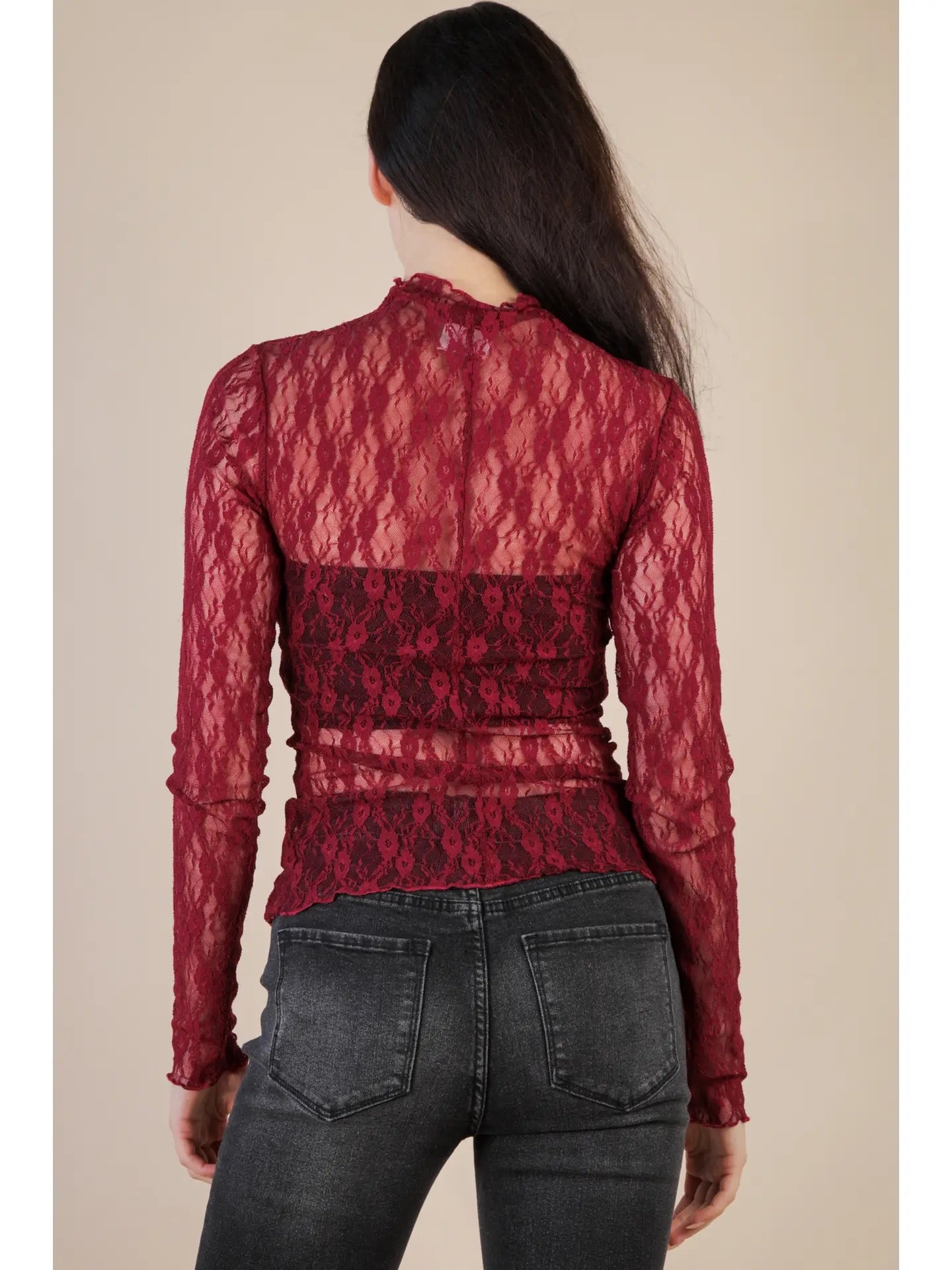 Mallory Lace Top