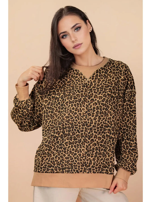 Cozy Leopard Sweatshirt