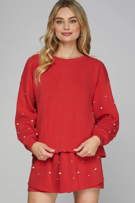 Holiday pearl Sweatshirt