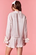 Striped Pj Set - Pink