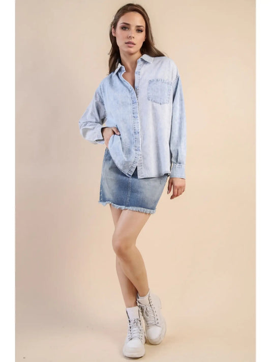 Light Denim Top