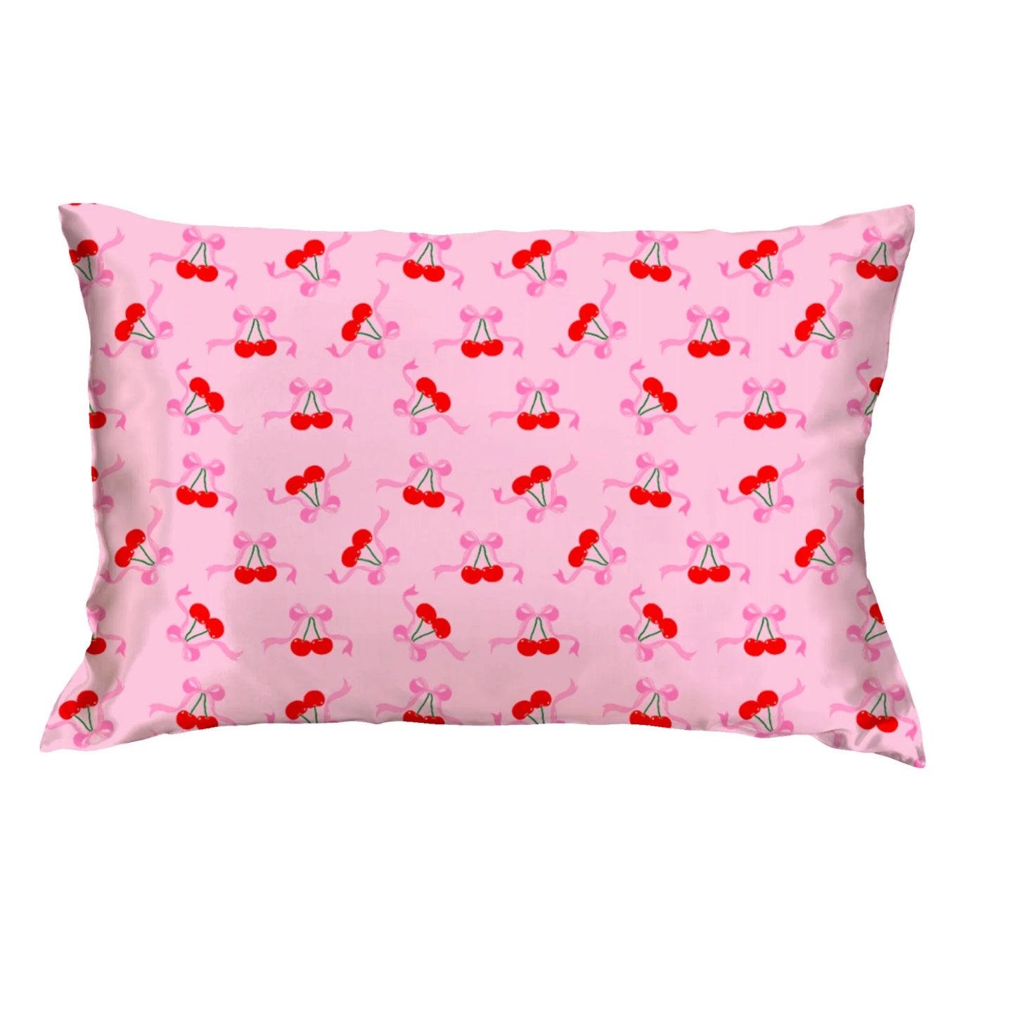 Cherry Satin Pillowcase