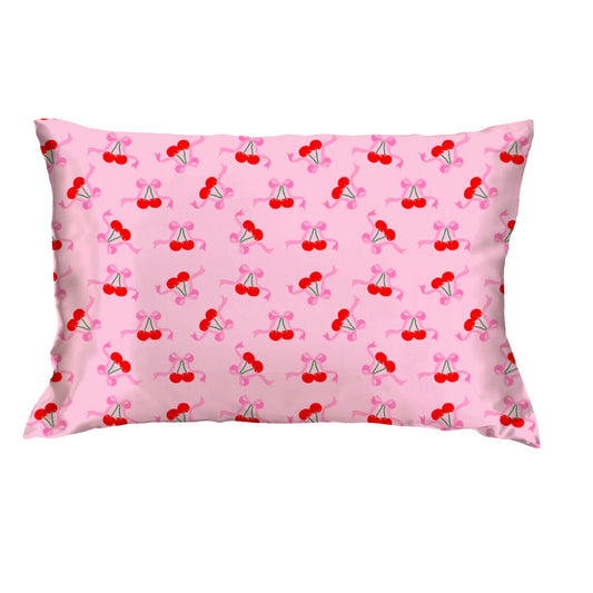 Cherry Satin Pillowcase