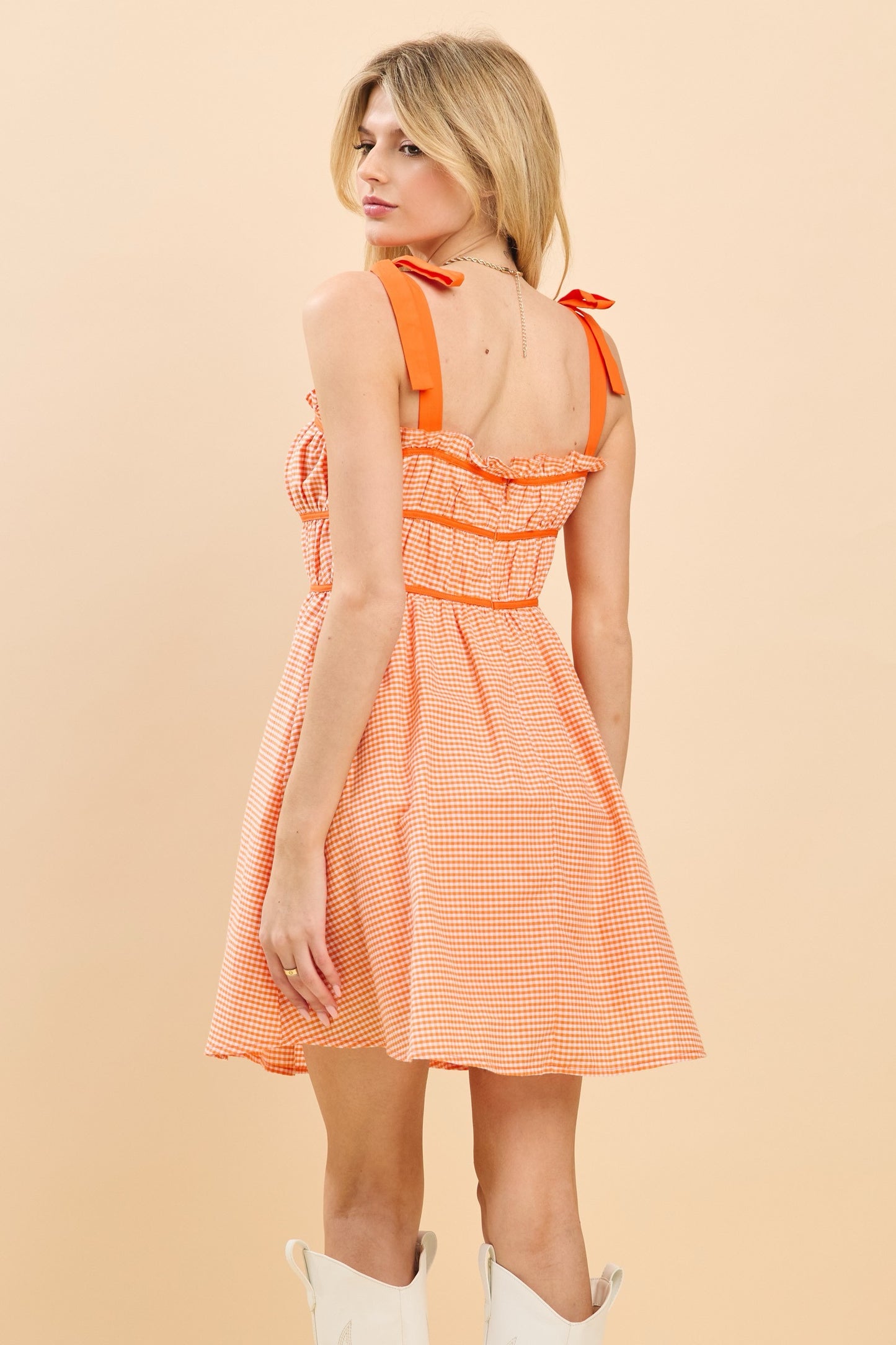 Gingham Vols Dress