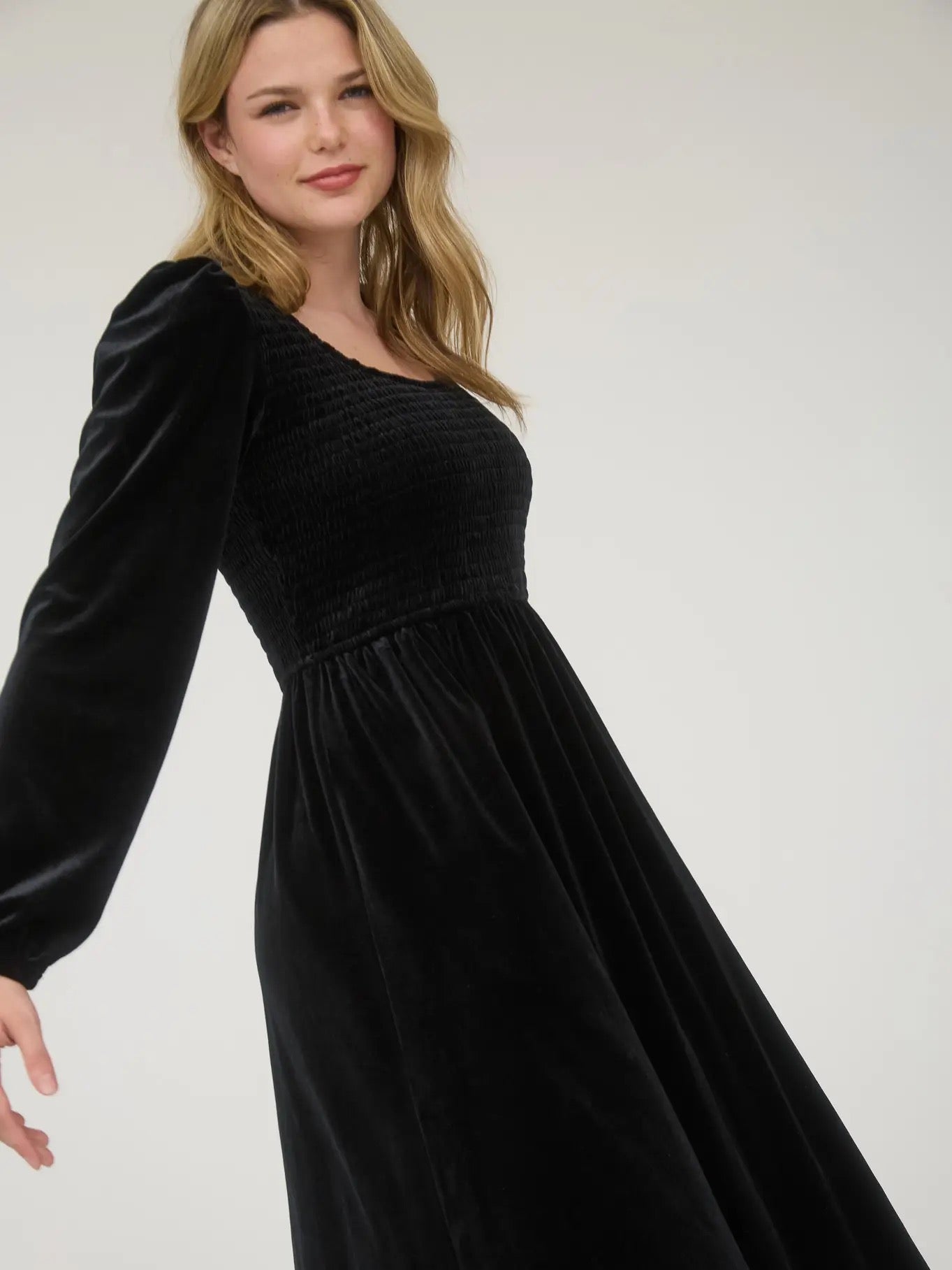 Velvety Holiday Dress