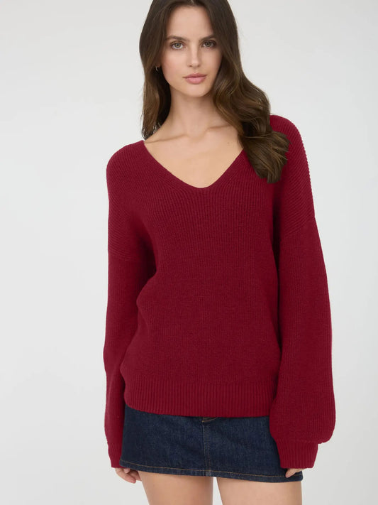 Leslie Back Bow Sweater