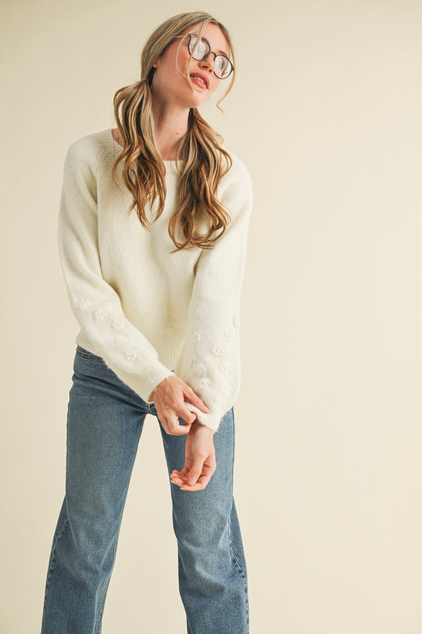 Floral Knit Sweater