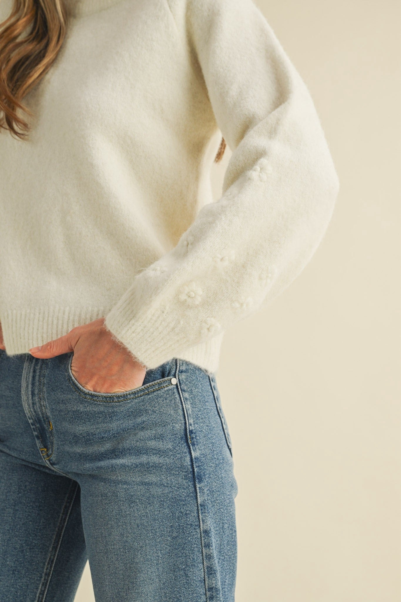 Floral Knit Sweater