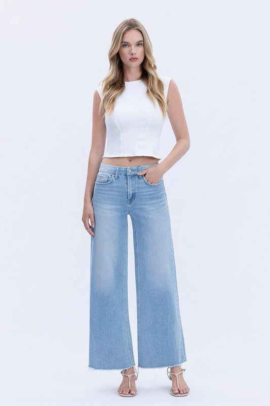Faith Raw Hem Jeans