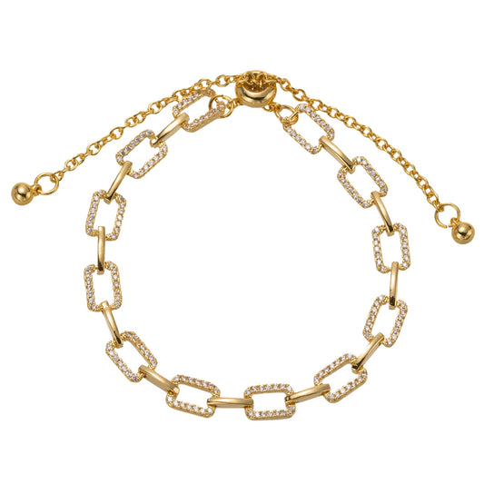 18k Rectangle Chain Bracelet