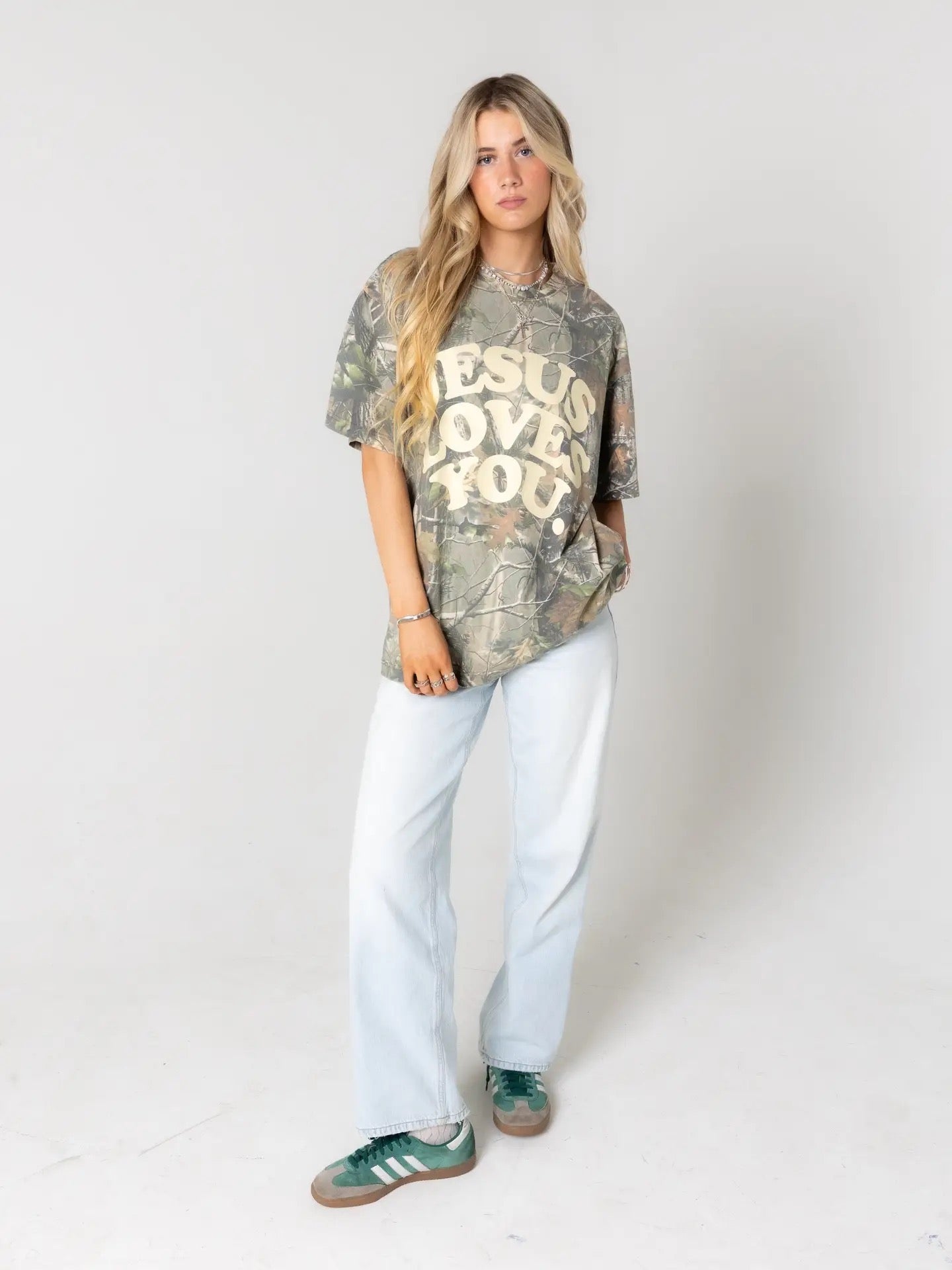 Jesus Loves You Camo Tee