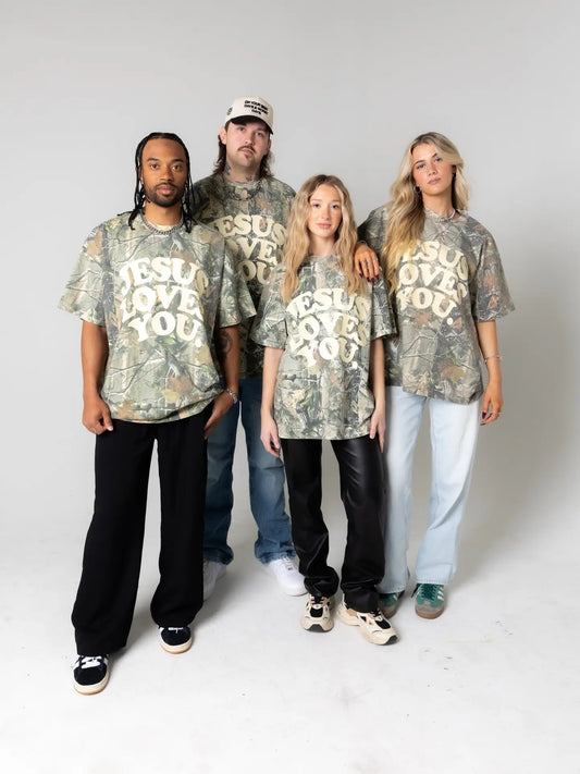 Jesus Loves You Camo Tee