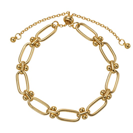 18k Geometry Chain Bracelet