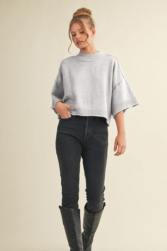 Merci Cropped Sweater