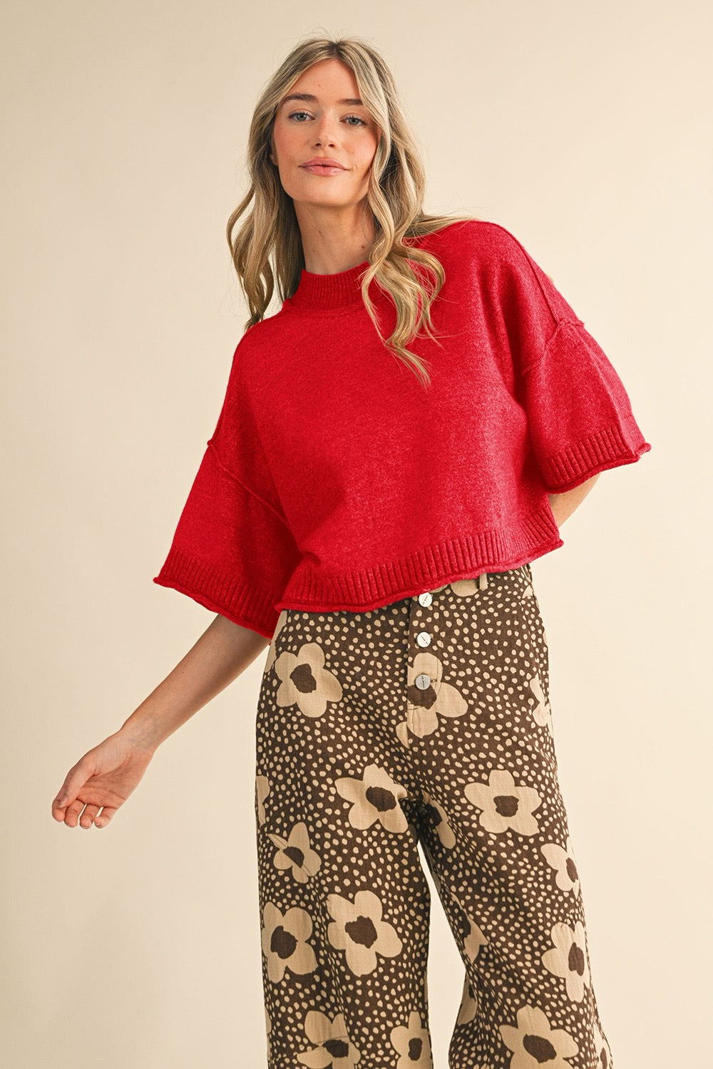 Merci Cropped Sweater