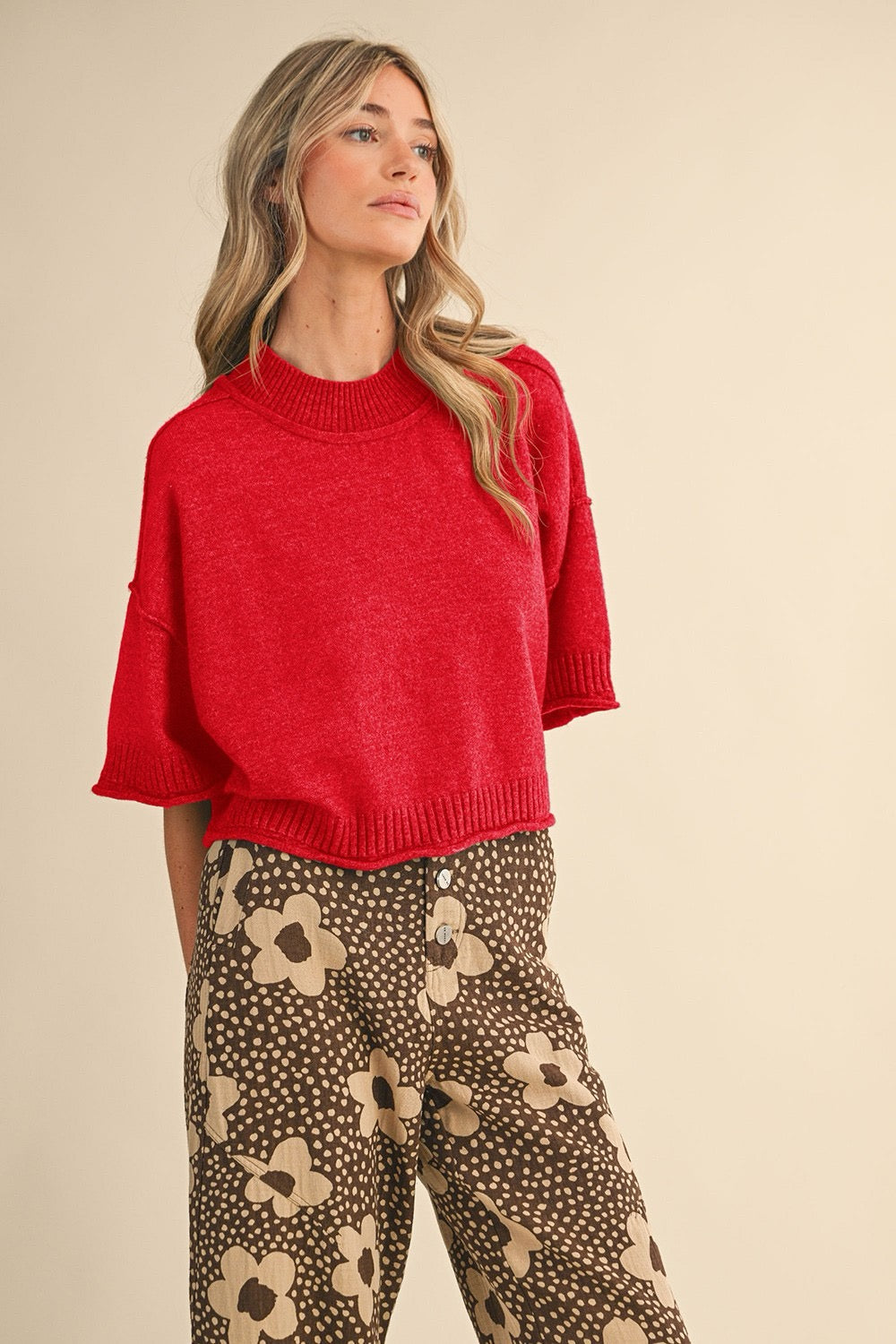 Merci Cropped Sweater