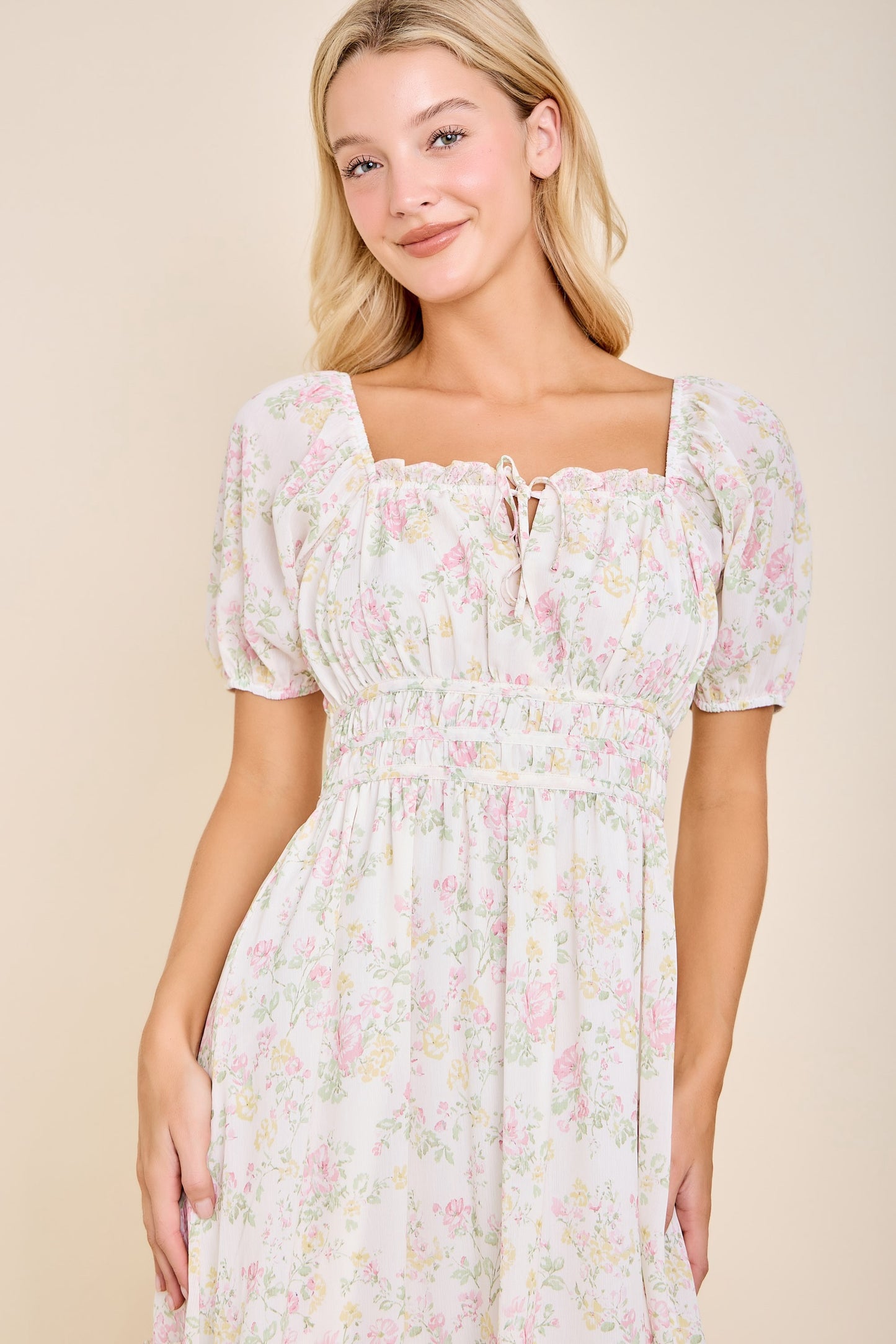Evelyn Floral Maxi Dress