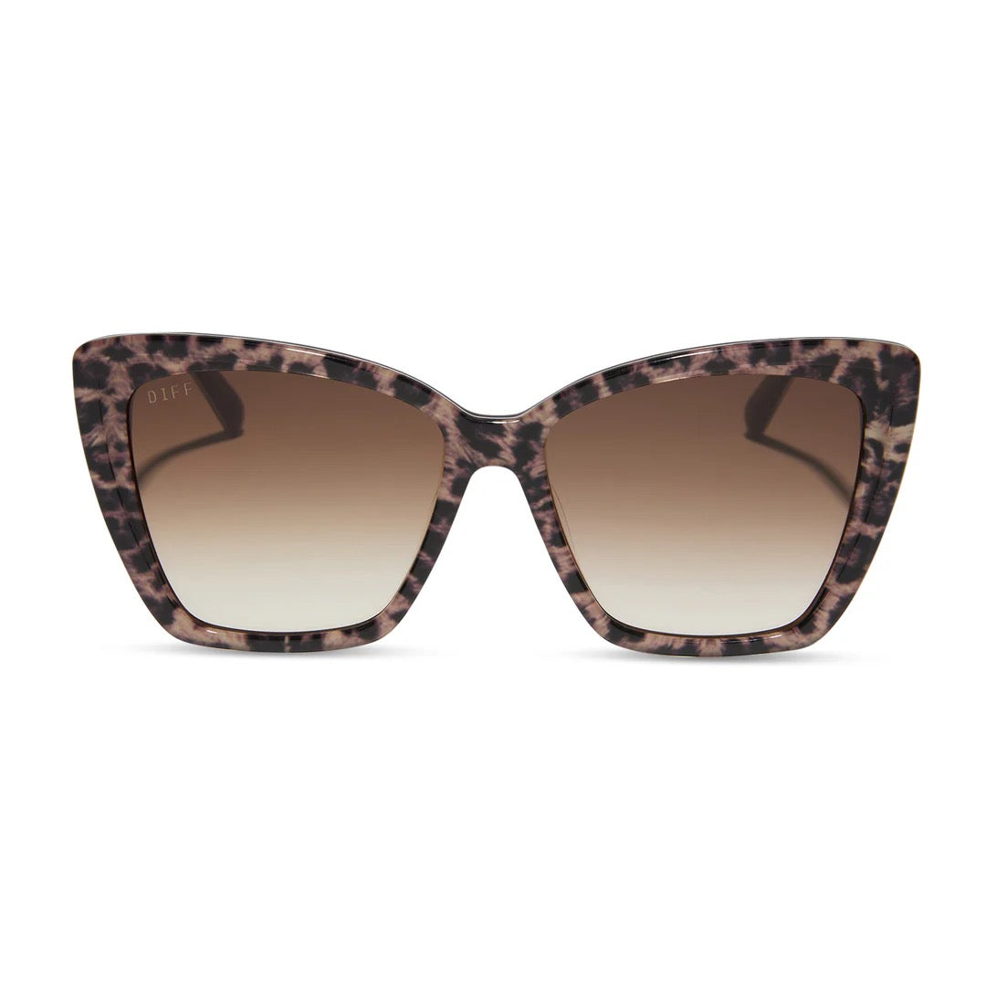 Becky II Leopard Sunglasses