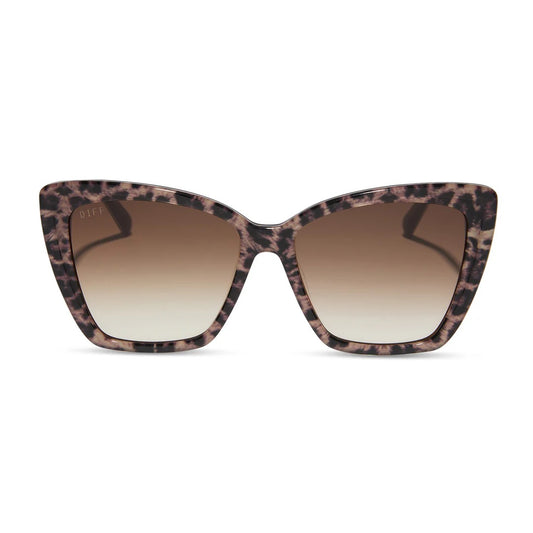 Becky II Leopard Sunglasses
