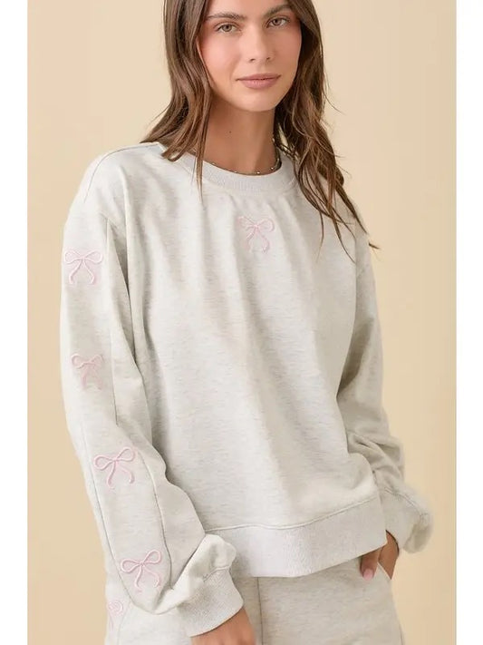 Leslie Ribbon Sweatshirt