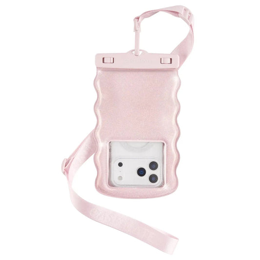 Case-Mate Wavy Waterproof Floating Phone Pouch Pink