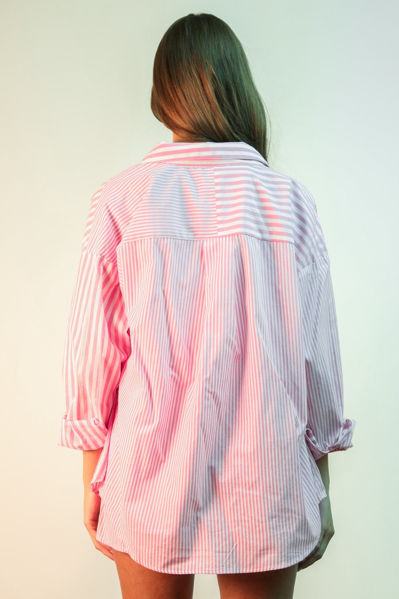 Comfy Striped Shirt & Shorts Set