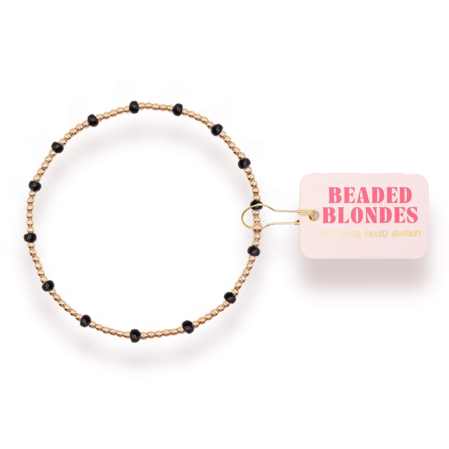 Black Dainty Poppi Bracelet