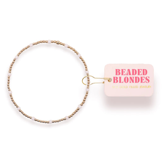 White Dainty Poppi Bracelet