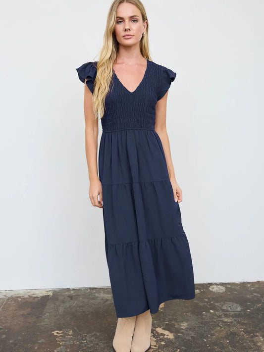 Faith Flutter Sleeve Dress