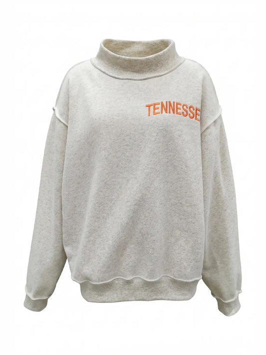 Tennessee Embroidered Mock Neck