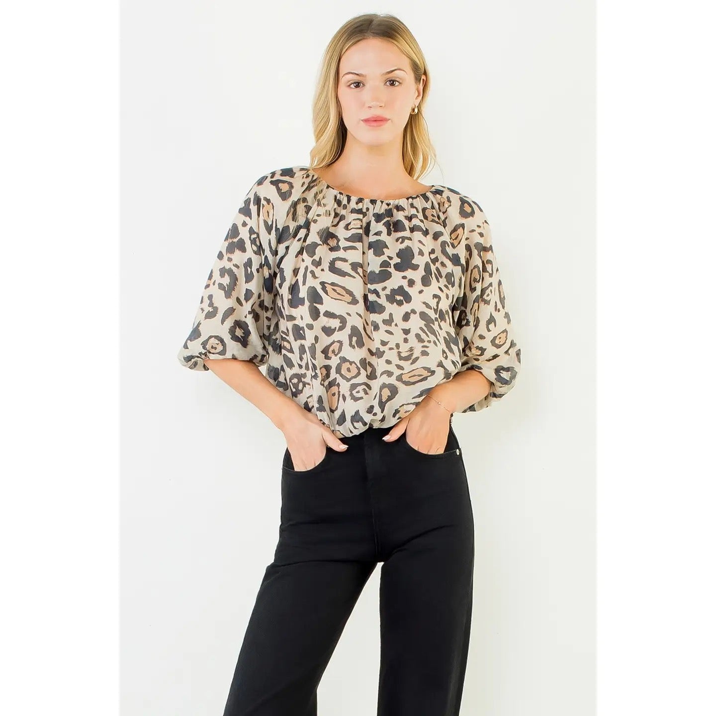 Animal Print Top