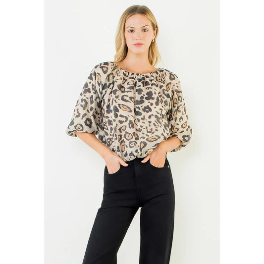 Animal Print Top