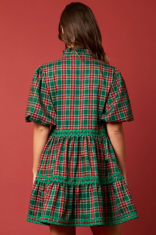 Carli Plaid Dress