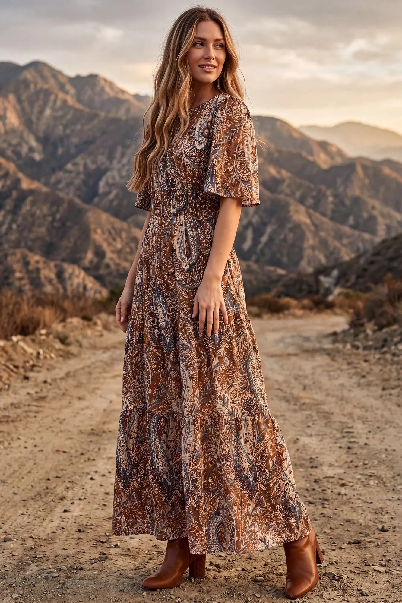 Dakota Tiered Maxi Dress