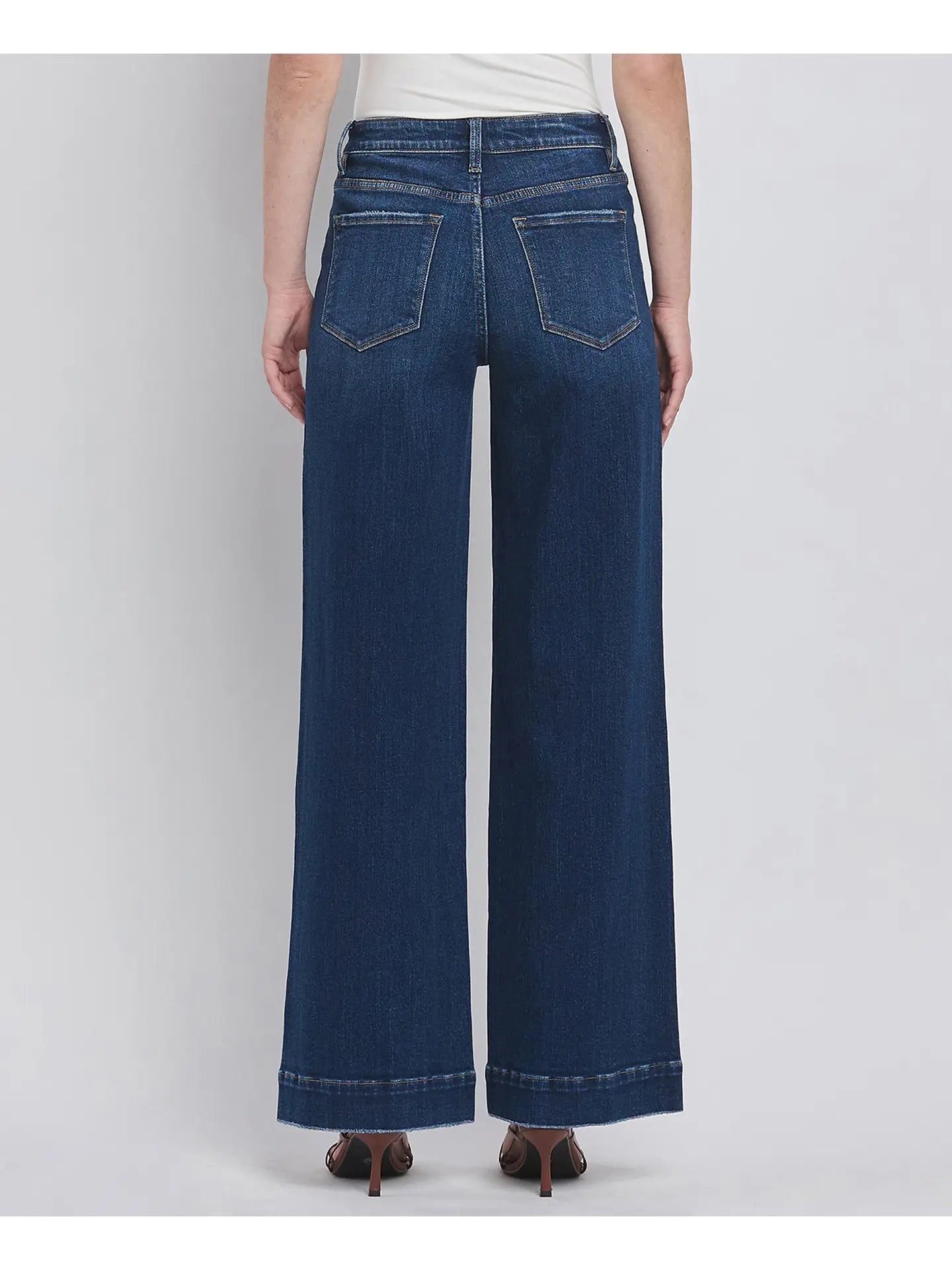 Madison High Rise Patch Pocket Jeans