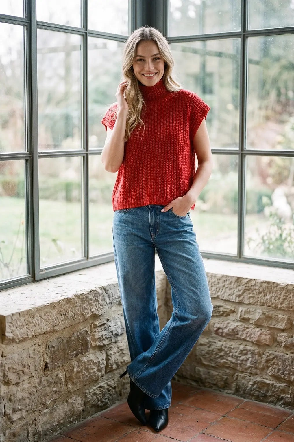 Marlee Metallic Top