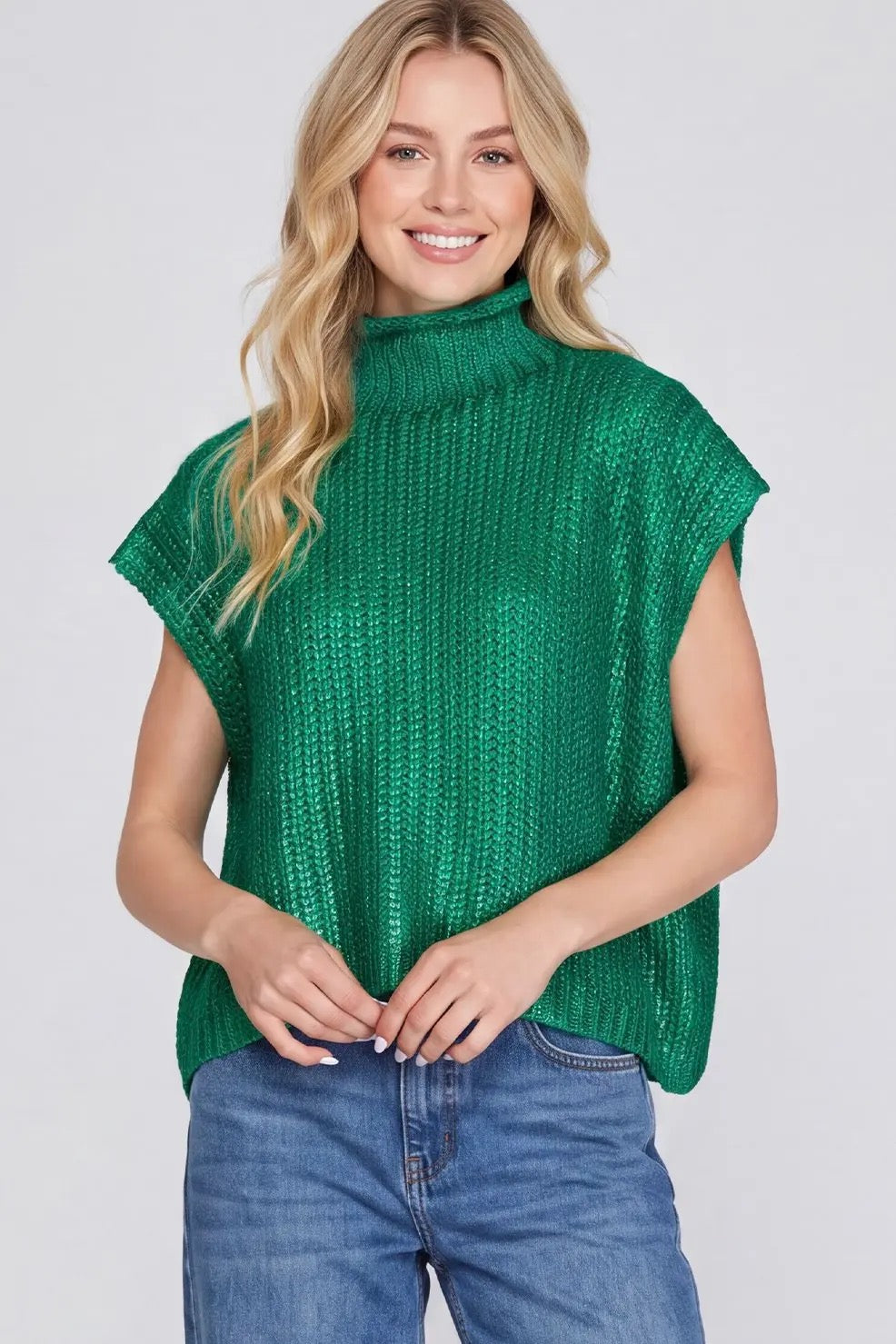 Marlee Metallic Top