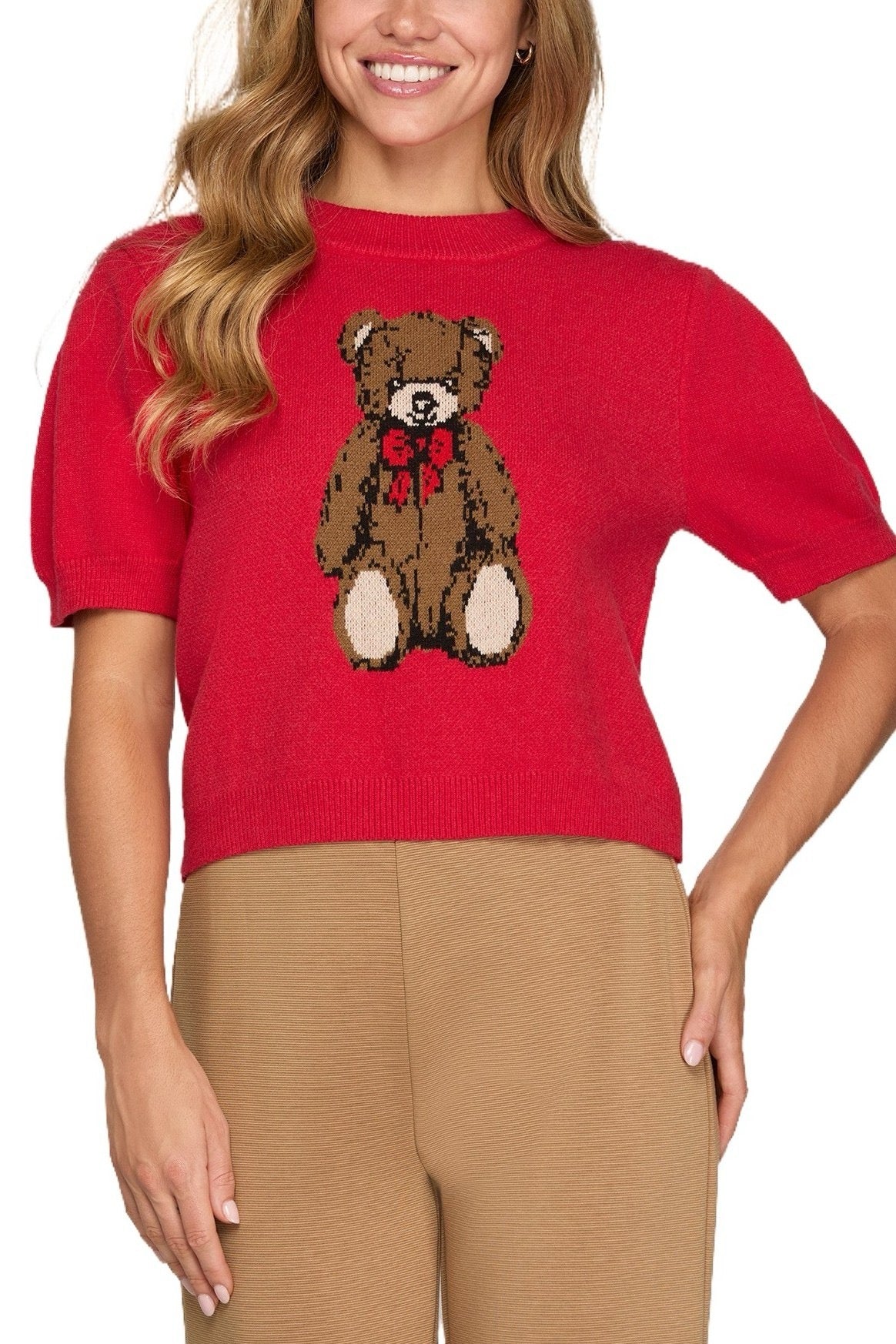 Teddy Sweater Top