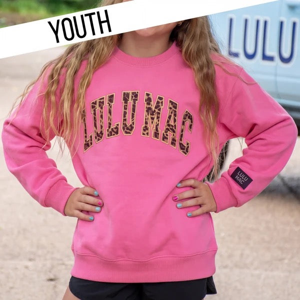 Kids LULU MAC Leopard Bubblegum