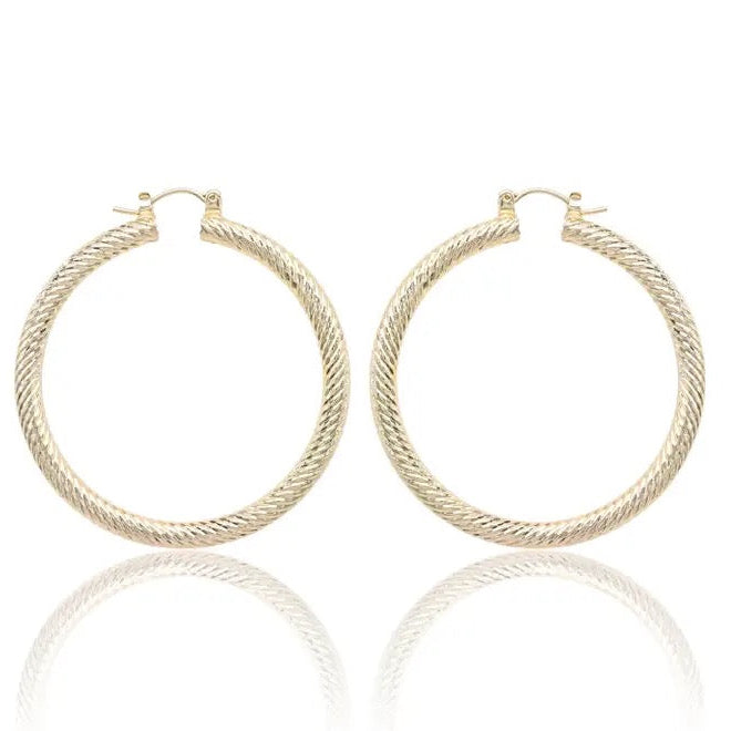 Ansley Large Gold Hoops
