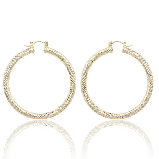 Ansley Large Gold Hoops