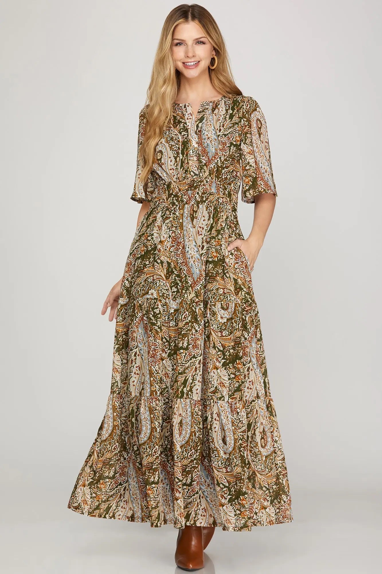 Dakota Tiered Maxi Dress