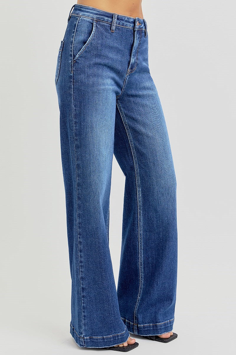 Heather Wide Jeans