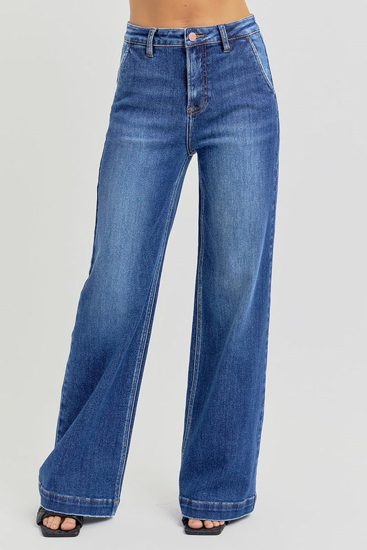 Heather Wide Jeans
