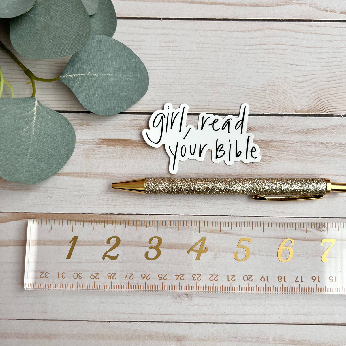 Girl Read Your Bible Sticker