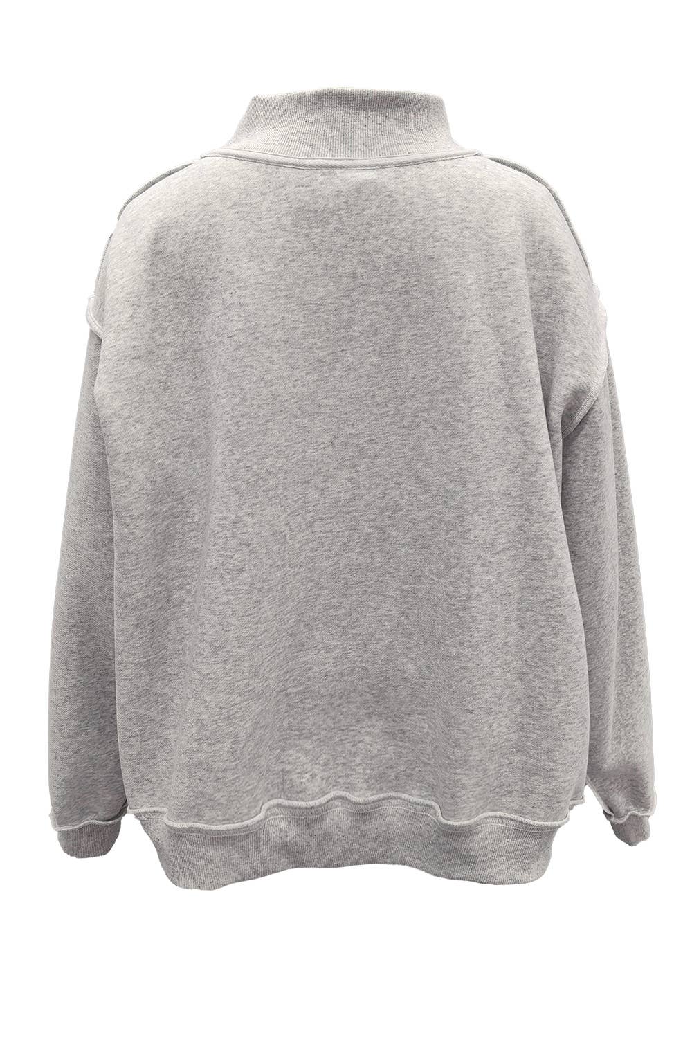 'GA' Mock Neck Sweatshirt