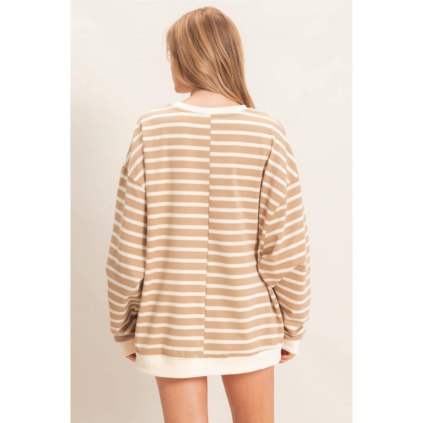 Striped Long Sleeve Pullover