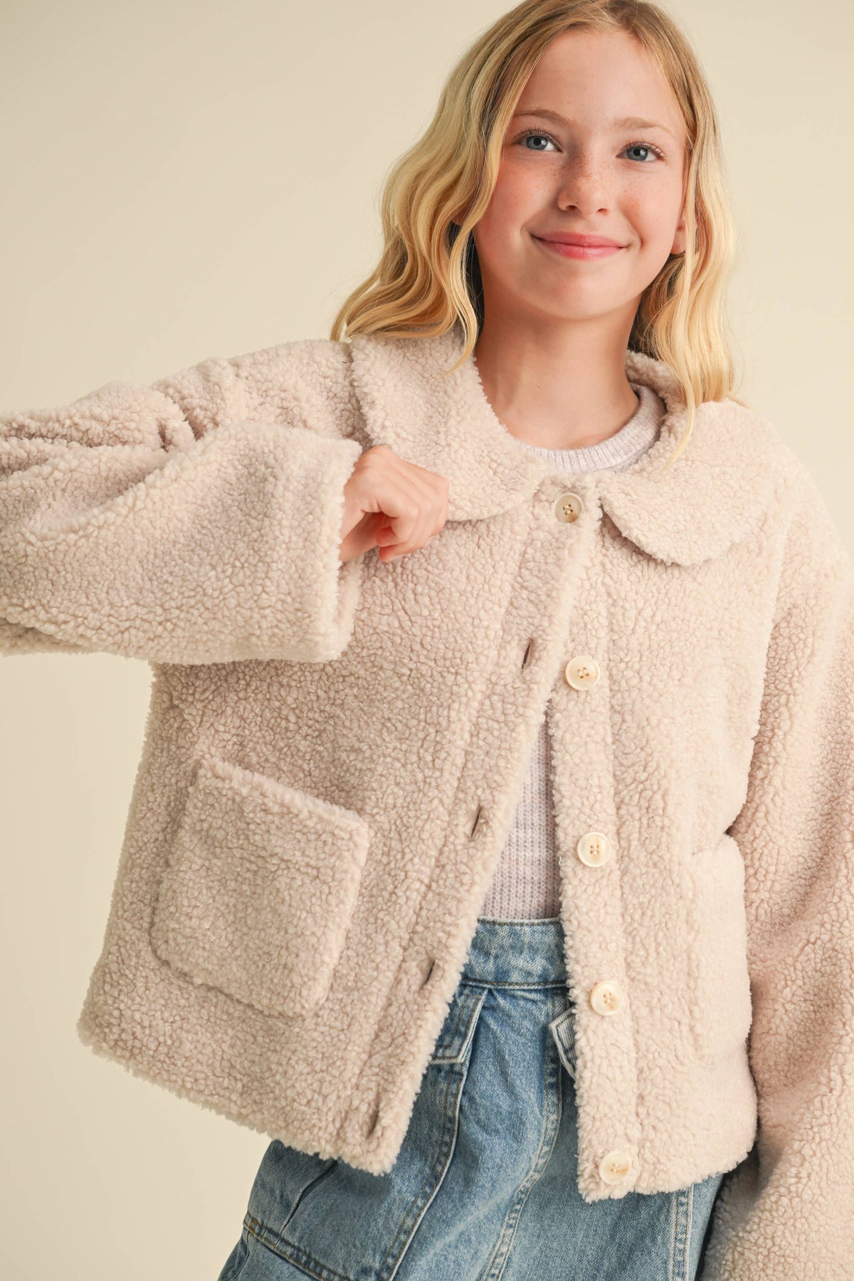 Girls Peter Pan Jacket